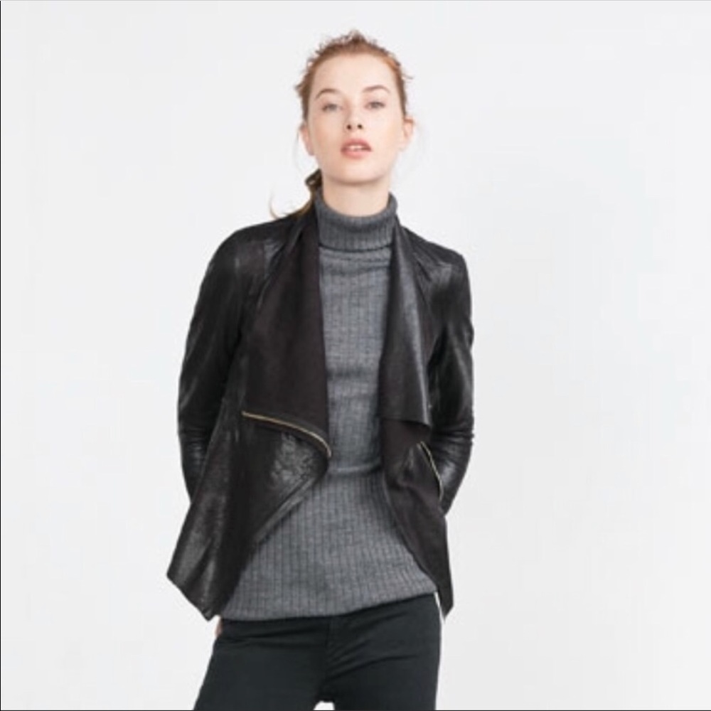 ZARA faux suede over jacket!